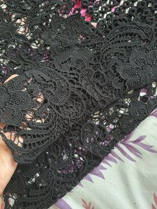 Black Lace Top with excellent net cut