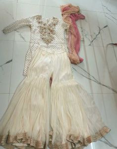 Elegant Sharara Dress Set