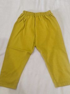 Mustard Color Frock Pant Set