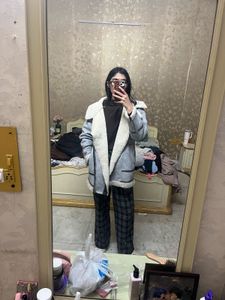 Cozy Blue Sherpa-Lined Jacket