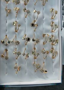 Combo Of 4 Gold Plated Ring