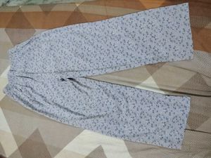 Floral Print Ruched Top And Trousers Co-rd Set