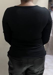 Black Long Sleeve Top