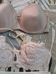 Combo Of Four Imported Fabric Bra N Panty