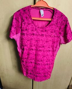 Pink Workout Top