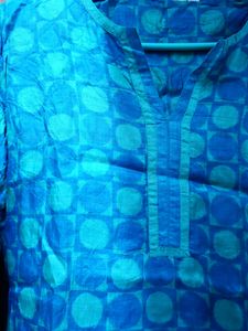 🆕132. Short Kurti Dark Cyan 🆕