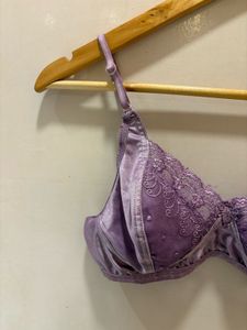 Beautiful Lavender Lace Bra