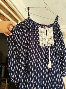 Jaipuri Print Dress For Women