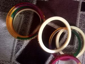New Plastic Matt Finish Heavy Bangles