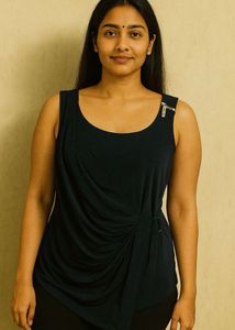 Elegant Navy Blue Top