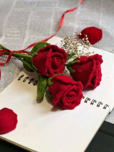 Crochet Red Roses - Handmade Gift
