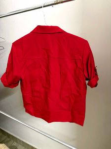 Red Short Sleeve Jacket
