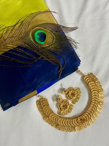 Premium Kasu Mala Necklace Set