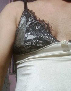 Silky White Chemise