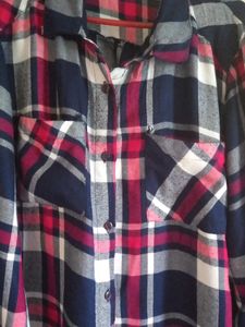 Superb Colur For Girls ,Checks Shirt Xl