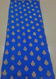 Blue pattu saree