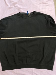 Original H&amp;M Black Solid Sweatshirt