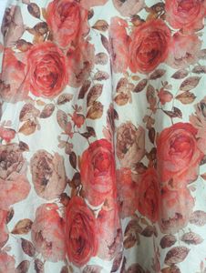 Vintage Rose Print Fabric