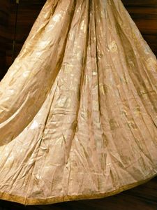 Ethnic Foil Print Jute Skirt