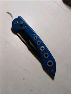 Blue Color Button Knife For Kitchen