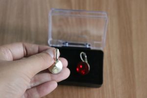 Red Stone Earrings