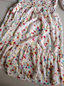 Colorful Polka Dot Dress