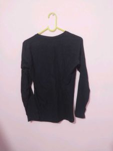 Black Bow Long Sleeve Tee