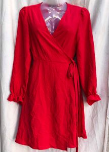 Red Wrap Dress😍