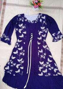 Floral Embroidered Cardigan Dress