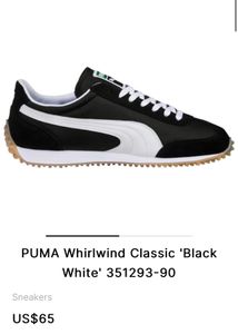 PUMA Whirlwind Classic &#39;Black White&#39; 351293-90