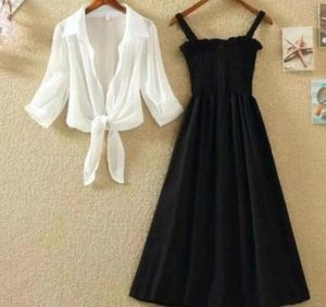 Pretty modern woman dress