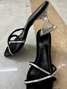 Black Heels With Rhinestones