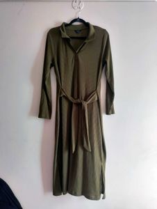 Ribbed Midi Dress