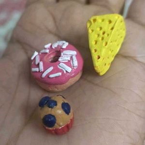 Miniature Clay Food Set