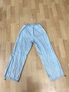 Baggy Side-Striped Denim Jeans.