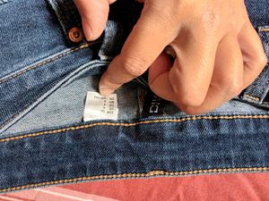 H&amp;M Flared Blue Jeans