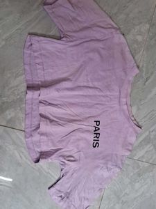 Lavender  Crop Top
