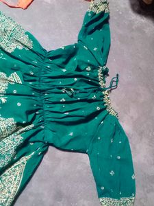 Green Embroidered Tunic