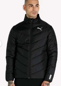 Puma Black Padded Jacket, M Size