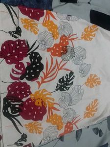 V Neck Sleeveless Straight Kurti