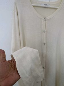Elegant Cream Cardigan