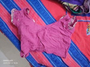 heavy onion colour fully pearl work Saree