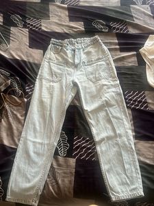 Light Wash Wide Leg Jeans