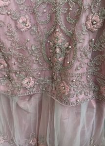 Pink Embellished Ethnic Gown