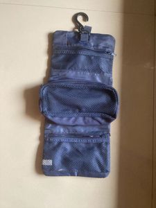 Navy Blue Travel Pouch