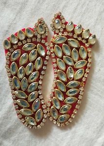 Handmade Lakshmi Feet Idol