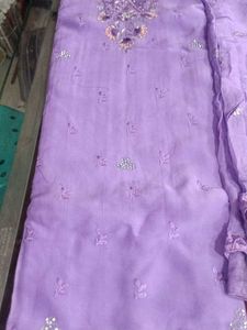 Lilac Embellished Salwar Kameez