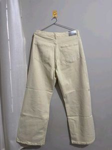 Tokyo Talkies Solid Wide Leg Jeans