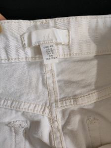 H&amp;M White Denim