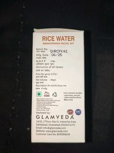 Glamveda Rice Water Facial Kit